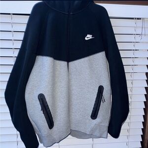 Nike tech hoodie Size Xl Black and grey